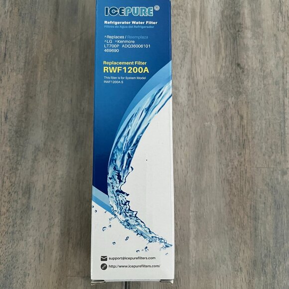Ice Pure Refrigerator Water Filter RWF1200A Replacement Filter - Picture 1 of 4